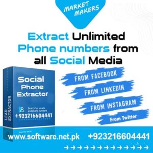 Social Media Phone Extractor Collecting Numbers for Marketing