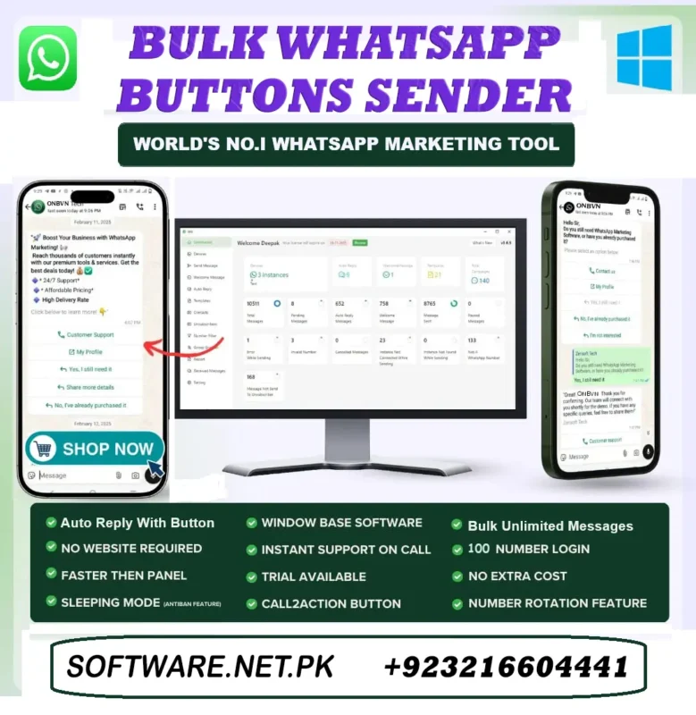 Bulk Whatsapp Buttons Sender Free Download